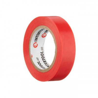 Будкрам купить Лента изоляционная 0.15мм*17мм*10м красная INTERTOOL IT-0030 Лента изоляционная 0.15мм*17мм*10м красная INTERTOOL IT-0030 3