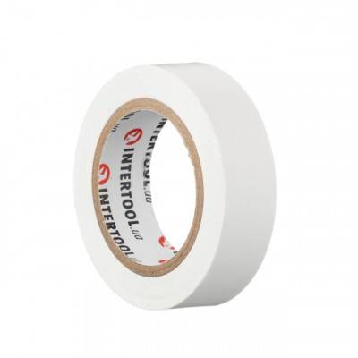 Будкрам купить Лента изоляционная 0.15мм*17мм*10м белая INTERTOOL IT-0033 Лента изоляционная 0.15мм*17мм*10м белая INTERTOOL IT-0033 3