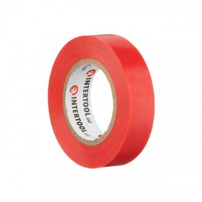 Будкрам купить Лента изоляционная 0.15мм*17мм*15м красная INTERTOOL IT-0040 Лента изоляционная 0.15мм*17мм*15м красная INTERTOOL IT-0040 3