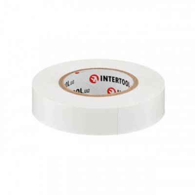 Будкрам купить Лента изоляционная 0.15мм*17мм*20м белая INTERTOOL IT-0053 Лента изоляционная 0.15мм*17мм*20м белая INTERTOOL IT-0053 2