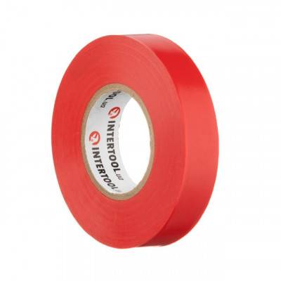 Будкрам купить Лента изоляционная 0.15мм*17мм*25м красная INTERTOOL IT-0060 Лента изоляционная 0.15мм*17мм*25м красная INTERTOOL IT-0060 3