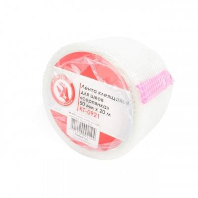 Будкрам купить Лента клеящаяся для швов "серпянка" 50 мм*20 м INTERTOOL KT-0921