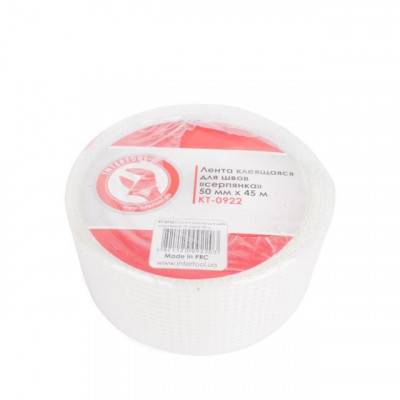 Будкрам купить Лента клеящаяся для швов "серпянка" 50 мм*45 м INTERTOOL KT-0922 Лента клеящаяся для швов "серпянка" 50 мм*45 м INTERTOOL KT-0922 2