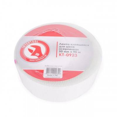 Будкрам купить Лента клеящаяся для швов "серпянка" 50 мм*90 м INTERTOOL KT-0923 Лента клеящаяся для швов "серпянка" 50 мм*90 м INTERTOOL KT-0923 2
