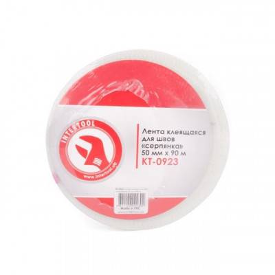 Будкрам купить Лента клеящаяся для швов "серпянка" 50 мм*90 м INTERTOOL KT-0923