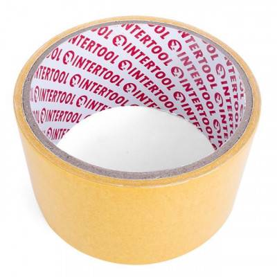 Будкрам купить Скотч двухсторонний 50 мм*5 м на полипропиленовой основе INTERTOOL KT-0951 Скотч двухсторонний 50 мм*5 м на полипропиленовой основе INTERTOOL KT-0951 4