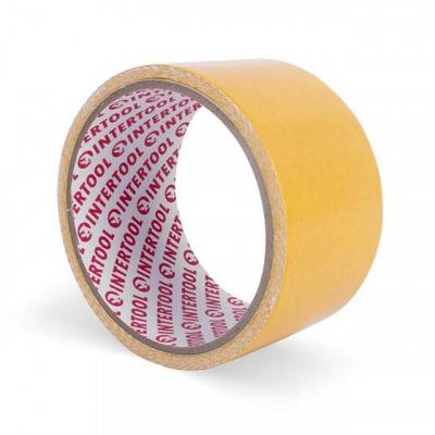 Будкрам купить Скотч двухсторонний 50 мм*5 м на тканевой основе INTERTOOL KT-0961 Скотч двухсторонний 50 мм*5 м на тканевой основе INTERTOOL KT-0961 6