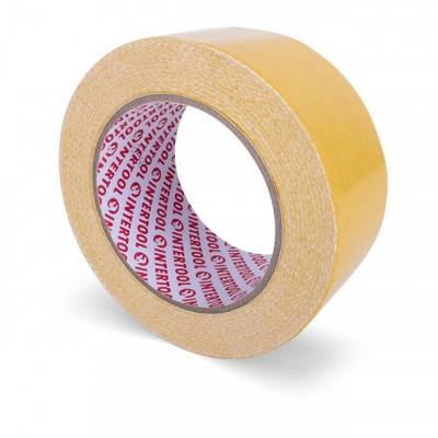 Будкрам купить Скотч двухсторонний 50 мм*25 м на тканевой основе INTERTOOL KT-0963 Скотч двухсторонний 50 мм*25 м на тканевой основе INTERTOOL KT-0963 5