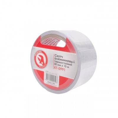 Будкрам купить Скотч алюминиевый термостойкий 50 мм*10 м INTERTOOL KT-0991 Скотч алюминиевый термостойкий 50 мм*10 м INTERTOOL KT-0991 3