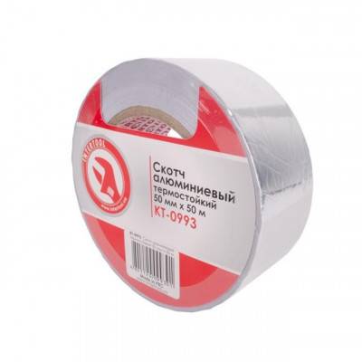 Будкрам купить Скотч алюминиевый термостойкий 50 мм*50 м INTERTOOL KT-0993 Скотч алюминиевый термостойкий 50 мм*50 м INTERTOOL KT-0993 4