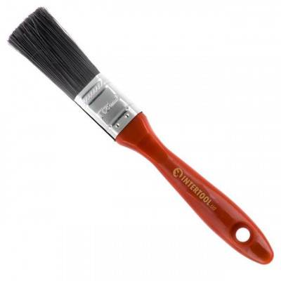 Будкрам купити Кисть флейцевая с искусственным ворсом 1” INTERTOOL KT-1425