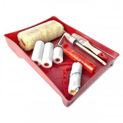 Будкрам купити Набор малярный 10 предметов INTERTOOL KT-3010 Набор малярный 10 предметов INTERTOOL KT-3010 2