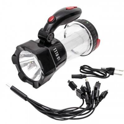 Будкрам купити Фонарь аккумуляторный 1LED 1W + 12 LED INTERTOOL LB-0111 Фонарь аккумуляторный 1LED 1W + 12 LED INTERTOOL LB-0111 8