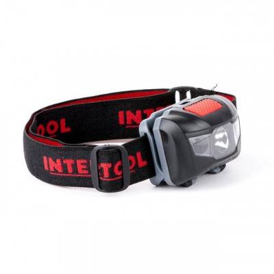 Будкрам купити Фонарь налобный светодиодный, пылевлагозащищенный корпус, четыре режима работы, 1 Вт + 2 LED, батарейки 3 ААА. INTERTOOL LB-0302 Фонарь налобный светодиодный, пылевлагозащищенный корпус, четыре режима работы, 1 Вт + 2 LED, батарейки 3 ААА. INTERTOOL LB-0302 3