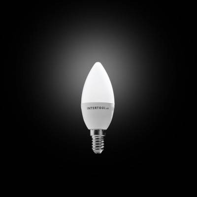 Будкрам купить Лампа светодиодная LED C37, E14, 5Вт, 150-300В, 4000K, 30000ч, гарантия 3года. (Свеча) INTERTOOL LL-0152 Лампа светодиодная LED C37, E14, 5Вт, 150-300В, 4000K, 30000ч, гарантия 3года. (Свеча) INTERTOOL LL-0152 2