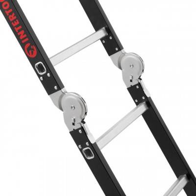 Будкрам купити Лестница мультифункциональная трансформер 4х3ступени, стальной профиль, 3380мм, 150 кг INTERTOOL LT-0023 Лестница мультифункциональная трансформер 4х3ступени, стальной профиль, 3380мм, 150 кг INTERTOOL LT-0023 6