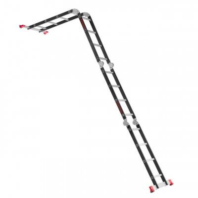 Будкрам купити Лестница мультифункциональная трансформер 4х4ступени, стальной профиль, 4450мм, 150 кг INTERTOOL LT-0024 Лестница мультифункциональная трансформер 4х4ступени, стальной профиль, 4450мм, 150 кг INTERTOOL LT-0024 4