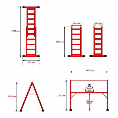 Будкрам купити Лестница-помост (2x6) INTERTOOL LT-0027 Лестница-помост (2x6) INTERTOOL LT-0027 3