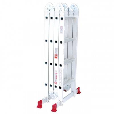 Будкрам купить Лестница алюминиевая мультифункциональная трансформер 4x4 ступ. 4,62 м INTERTOOL LT-0029 Лестница алюминиевая мультифункциональная трансформер 4x4 ступ. 4,62 м INTERTOOL LT-0029 3