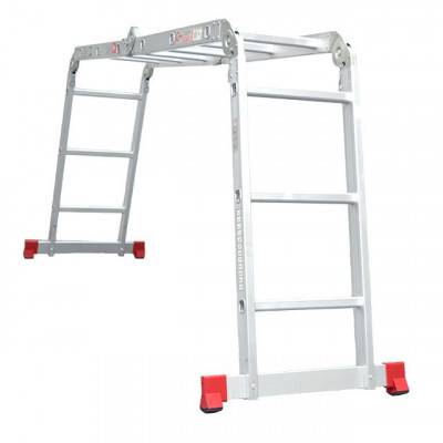 Будкрам купити Лестница алюминиевая мультифункциональная трансформер 4x3 ступ., 3,50 м INTERTOOL LT-0030 Лестница алюминиевая мультифункциональная трансформер 4x3 ступ., 3,50 м INTERTOOL LT-0030 7