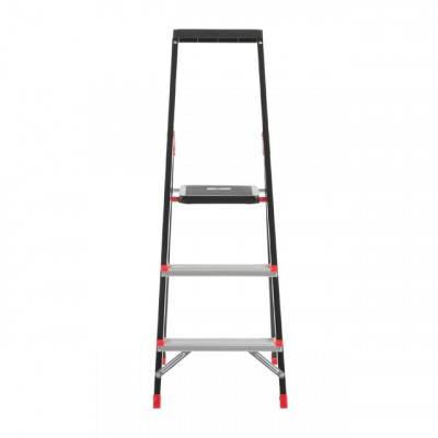 Будкрам купить Стремянка 3 ступени, лоток для инвентаря, стальной профиль, высота верхней ступени 630мм, 409х667х1132мм, 150кг INTERTOOL LT-0053 Стремянка 3 ступени, лоток для инвентаря, стальной профиль, высота верхней ступени 630мм, 409х667х1132мм, 150кг INTERTOOL LT-0053 3