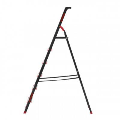 Будкрам купить Стремянка 6 ступеней, лоток для инвентаря, стальной профиль, высота верхней ступени 1280мм, 481х1138х1787мм, 150кг INTERTOOL LT-0056 Стремянка 6 ступеней, лоток для инвентаря, стальной профиль, высота верхней ступени 1280мм, 481х1138х1787мм, 150кг INTERTOOL LT-0056 4