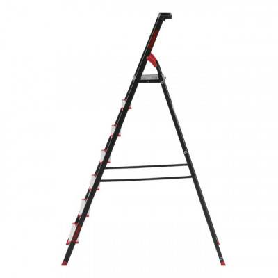 Будкрам купить Стремянка 7 ступеней, лоток для инвентаря, стальной профиль, высота верхней ступени 1500 мм, 504*1283*2003мм, 150кг INTERTOOL LT-0057 Стремянка 7 ступеней, лоток для инвентаря, стальной профиль, высота верхней ступени 1500 мм, 504*1283*2003мм, 150кг INTERTOOL LT-0057 4