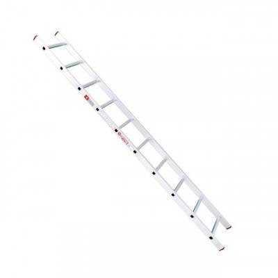 Будкрам купить Лестница алюминиевая приставная 10 ступеней 2,84 м INTERTOOL LT-0110