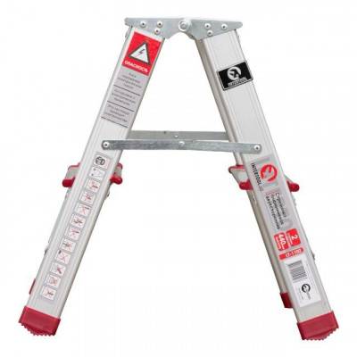 Будкрам купить Стремянка алюминиевая двусторонняя 2 ступени, высота 440мм INTERTOOL LT-1102 Стремянка алюминиевая двусторонняя 2 ступени, высота 440мм INTERTOOL LT-1102 2