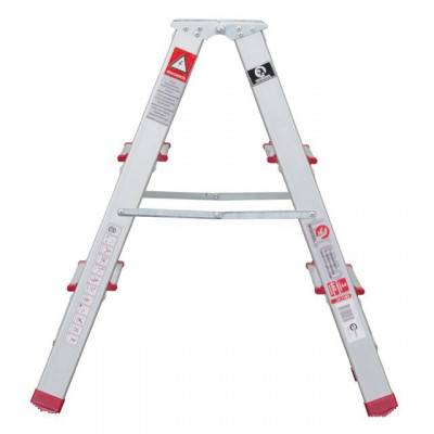 Будкрам купить Стремянка алюминиевая двусторонняя 3 ступени, высота 660мм INTERTOOL LT-1103 Стремянка алюминиевая двусторонняя 3 ступени, высота 660мм INTERTOOL LT-1103 2