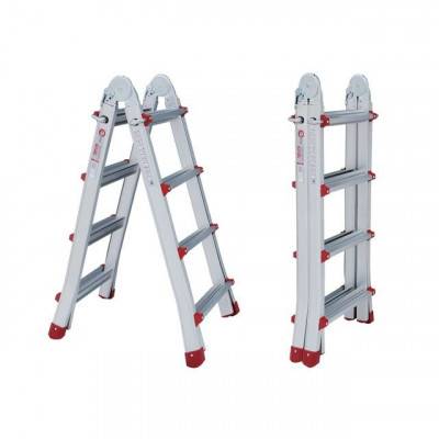 Будкрам купити Лестница алюминиевая универсальная раскладная телескопическая 4*4 ступ INTERTOOL LT-2044 Лестница алюминиевая универсальная раскладная телескопическая 4*4 ступ INTERTOOL LT-2044 2