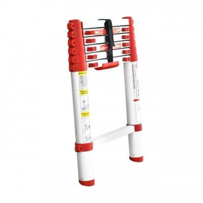 Будкрам купити Лестница алюминиевая телескопическая 6 ступ. 2,00 м INTERTOOL LT-3020