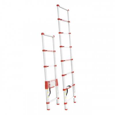 Будкрам купити Лестница алюминиевая телескопическая 8 ступ. 2,60 м INTERTOOL LT-3026 Лестница алюминиевая телескопическая 8 ступ. 2,60 м INTERTOOL LT-3026 2
