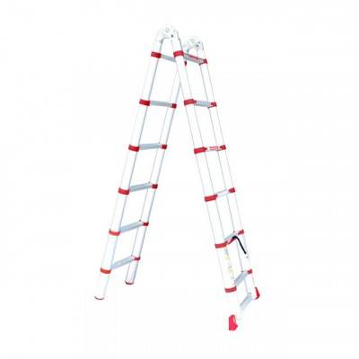 Будкрам купити Лестница алюминиевая телескопическая раскладная универсальная 12 ступ., 3,85 м INTERTOOL LT-3039 Лестница алюминиевая телескопическая раскладная универсальная 12 ступ., 3,85 м INTERTOOL LT-3039 2