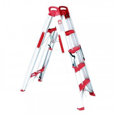 Будкрам купити Лестница-стремянка раскладная трансформер 1360 мм INTERTOOL LT-5000