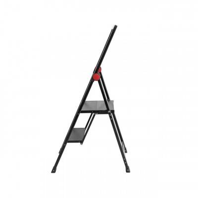 Будкрам купить Стремянка алюминиевая "Black Slim", 2 ступени, высота верхней ступени 456мм, 150 кг, STORM INTERTOOL LT-5002 Стремянка алюминиевая "Black Slim", 2 ступени, высота верхней ступени 456мм, 150 кг, STORM INTERTOOL LT-5002 2