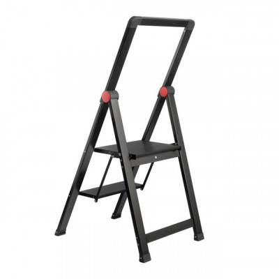 Будкрам купить Стремянка алюминиевая "Black Slim", 2 ступени, высота верхней ступени 456мм, 150 кг, STORM INTERTOOL LT-5002 Стремянка алюминиевая "Black Slim", 2 ступени, высота верхней ступени 456мм, 150 кг, STORM INTERTOOL LT-5002 8