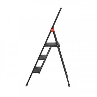 Будкрам купить Стремянка алюминиевая "Black Slim", 3 ступени, высота верхней ступени 684мм, 150 кг, STORM INTERTOOL LT-5003 Стремянка алюминиевая "Black Slim", 3 ступени, высота верхней ступени 684мм, 150 кг, STORM INTERTOOL LT-5003 2