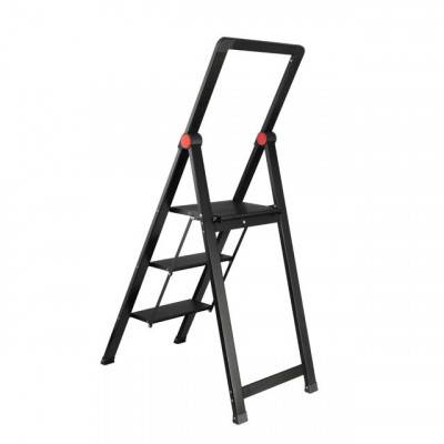 Будкрам купить Стремянка алюминиевая "Black Slim", 3 ступени, высота верхней ступени 684мм, 150 кг, STORM INTERTOOL LT-5003 Стремянка алюминиевая "Black Slim", 3 ступени, высота верхней ступени 684мм, 150 кг, STORM INTERTOOL LT-5003 8