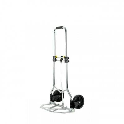 Будкрам купить Тележка ручная складная до 45 кг, 380*380*960, колеса 140 мм, (стальная труба) INTERTOOL LT-9003