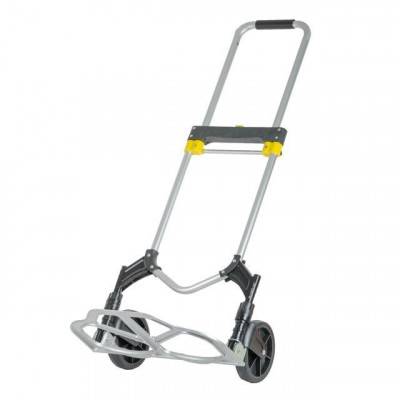 Будкрам купить Тележка ручная складная до 80 кг, 450*485*1090, колеса 170 мм, (алюминиевая) INTERTOOL LT-9010