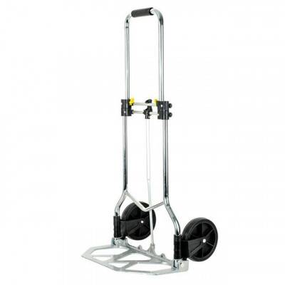 Будкрам купить Тележка ручная складная до 100 кг, 420*480*980, колеса 170 мм, (алюминиевая) INTERTOOL LT-9012