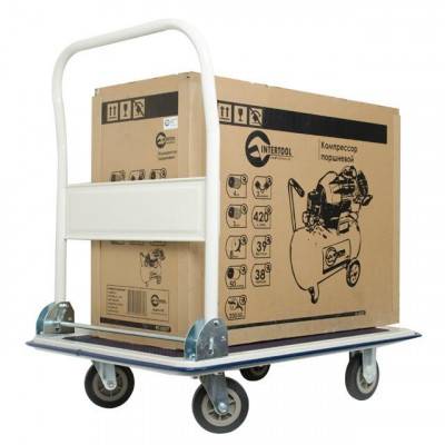 Будкрам купити Тележка ручная четырехколесная до 250 кг, 910*610*870, колеса 125 мм INTERTOOL LT-9054 Тележка ручная четырехколесная до 250 кг, 910*610*870, колеса 125 мм INTERTOOL LT-9054 2