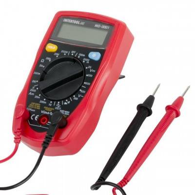 Будкрам купить Мультиметр цифровой CAT II-300В/CAT I-600В INTERTOOL MD-0001 Мультиметр цифровой CAT II-300В/CAT I-600В INTERTOOL MD-0001 10