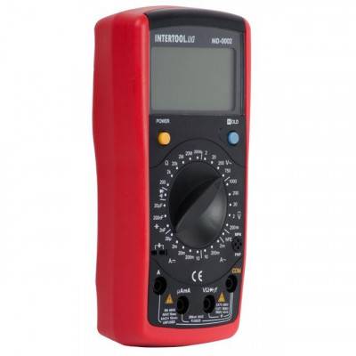 Будкрам купить Мультиметр цифровой CAT III-600В/CAT II-1000В INTERTOOL MD-0002 Мультиметр цифровой CAT III-600В/CAT II-1000В INTERTOOL MD-0002 2