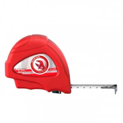 Будкрам купити Рулетка с металлическим полотном 5 м x 19 мм, автостоп полотна INTERTOOL MT-0405