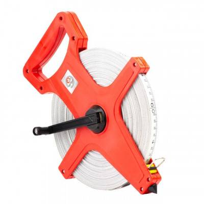 Будкрам купити Рулетка геодезическая с полотном из стекловолокна 100 м*13 мм INTERTOOL MT-0760 Рулетка геодезическая с полотном из стекловолокна 100 м*13 мм INTERTOOL MT-0760 3