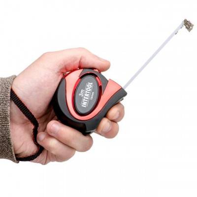 Будкрам купить Рулетка 3 м x 16 мм с автоматической блокировкой полотна, на зацепе полотна установлены магниты INTERTOOL MT-0803 Рулетка 3 м x 16 мм с автоматической блокировкой полотна, на зацепе полотна установлены магниты INTERTOOL MT-0803 6