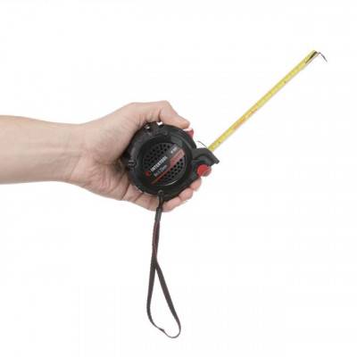 Будкрам купити Рулетка с металлическим полотном покрытым нейлоном и магнитами на зацепе 8м*25мм STORM INTERTOOL MT-0828 Рулетка с металлическим полотном покрытым нейлоном и магнитами на зацепе 8м*25мм STORM INTERTOOL MT-0828 4