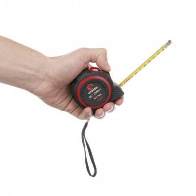 Будкрам купити Рулетка с металлическим полотном 5м*19мм, нейлоновое покрытие полотна STORM INTERTOOL MT-0835 Рулетка с металлическим полотном 5м*19мм, нейлоновое покрытие полотна STORM INTERTOOL MT-0835 4